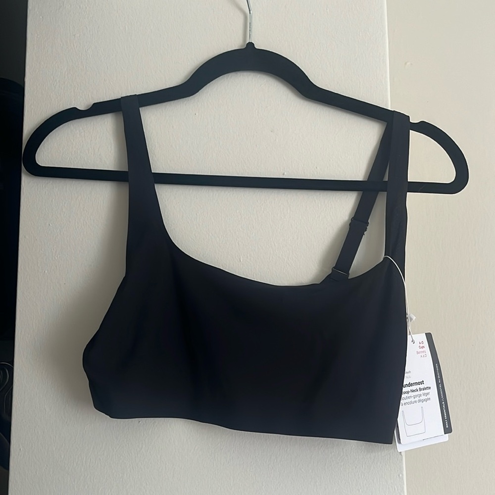 Nulu Mesh Scoop-Neck Bralette NWT